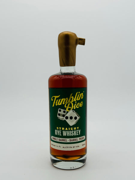 Tumblin Dice 7 Year Old Single Barrel Barrel Proof Straight Rye Whiskey (700ml)