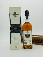 Canadian Club 1950s 1960s 1970s Blended Canadian Whisky with Woodern light display (3*750ml)