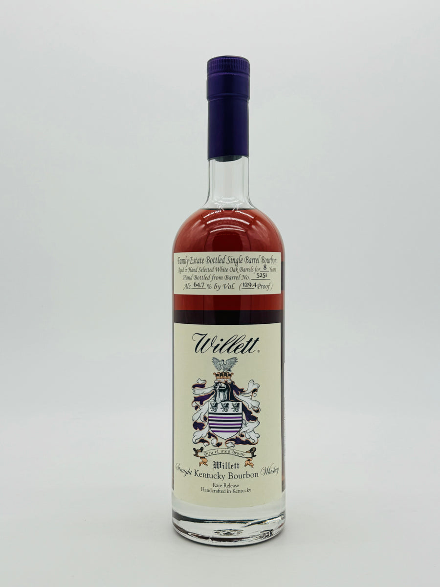 Willett Family Estate 8 Year Old Single Barrel Bourbon #5251 / Cerbaco ...