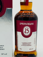 Springbank 25YO 2019 Release (700ml)