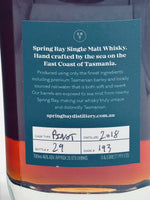 Spring Bay Pinot Noir Cask Single Malt (700ml)