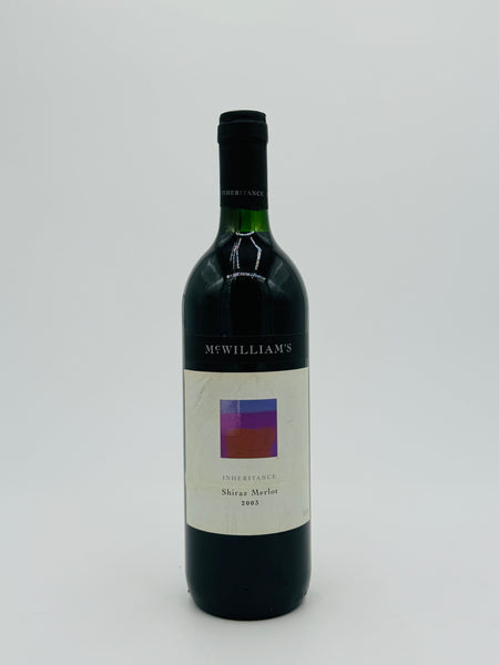 McWilliam’s Inheritance Shiraz Merlot 2003 (750ml)