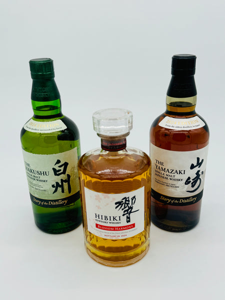 Yamazaki, Hakushu, Hibiki "Story of the Distillery" 2024 Edition no box (3 x 700ml)